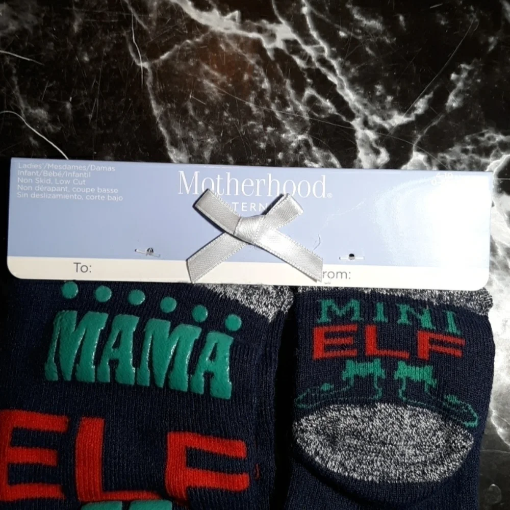 Motherhood Maternity sock set gift Christmas